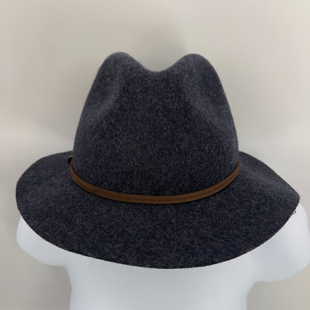 Scala Women's Hand Made Charcoal Gray Hat One Size Fits All